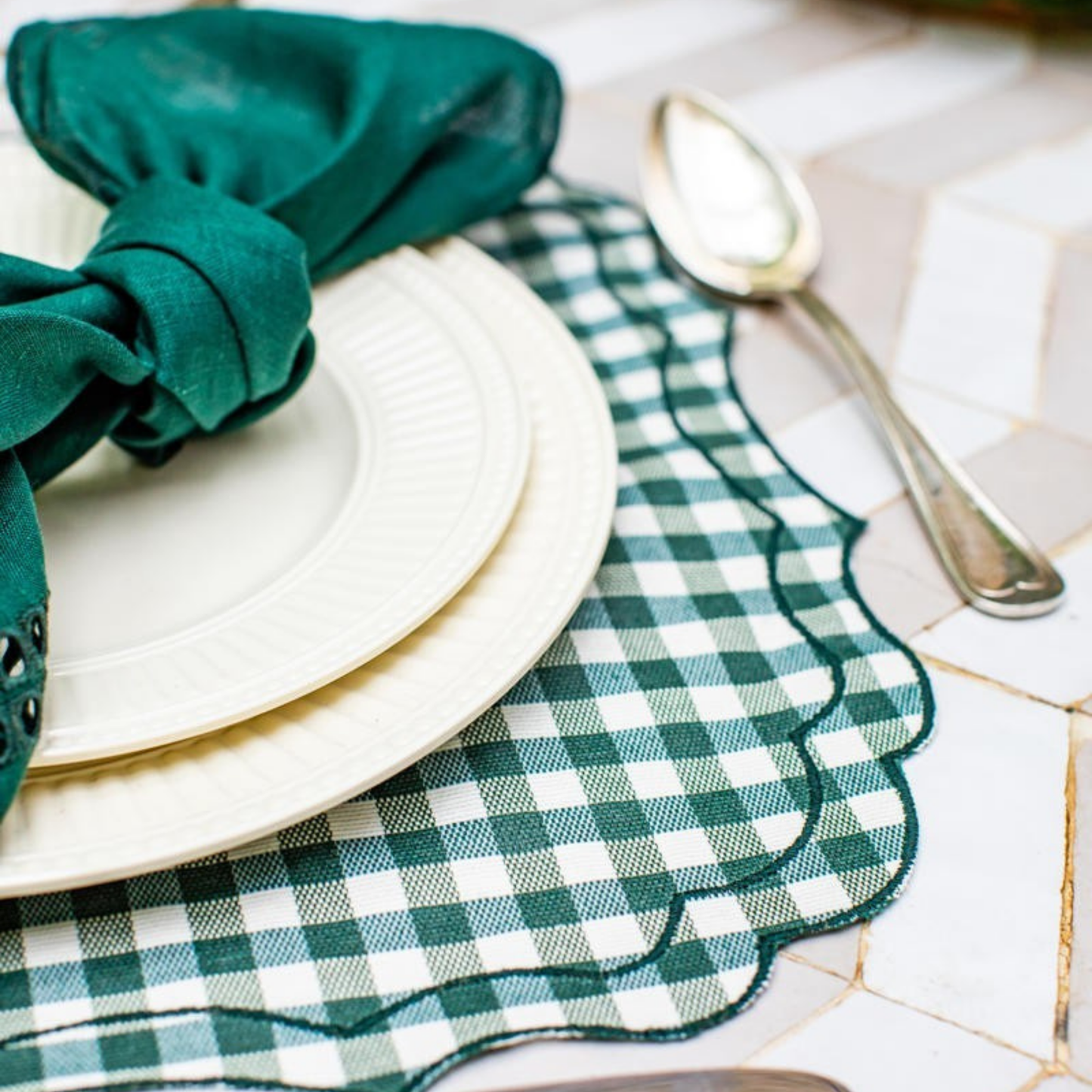 Stain Resistant Cotton Firenze Placemat - Set of 4
