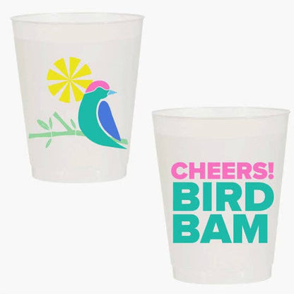 Cheers Bird Bam Shatterproof Cups -Set of 10