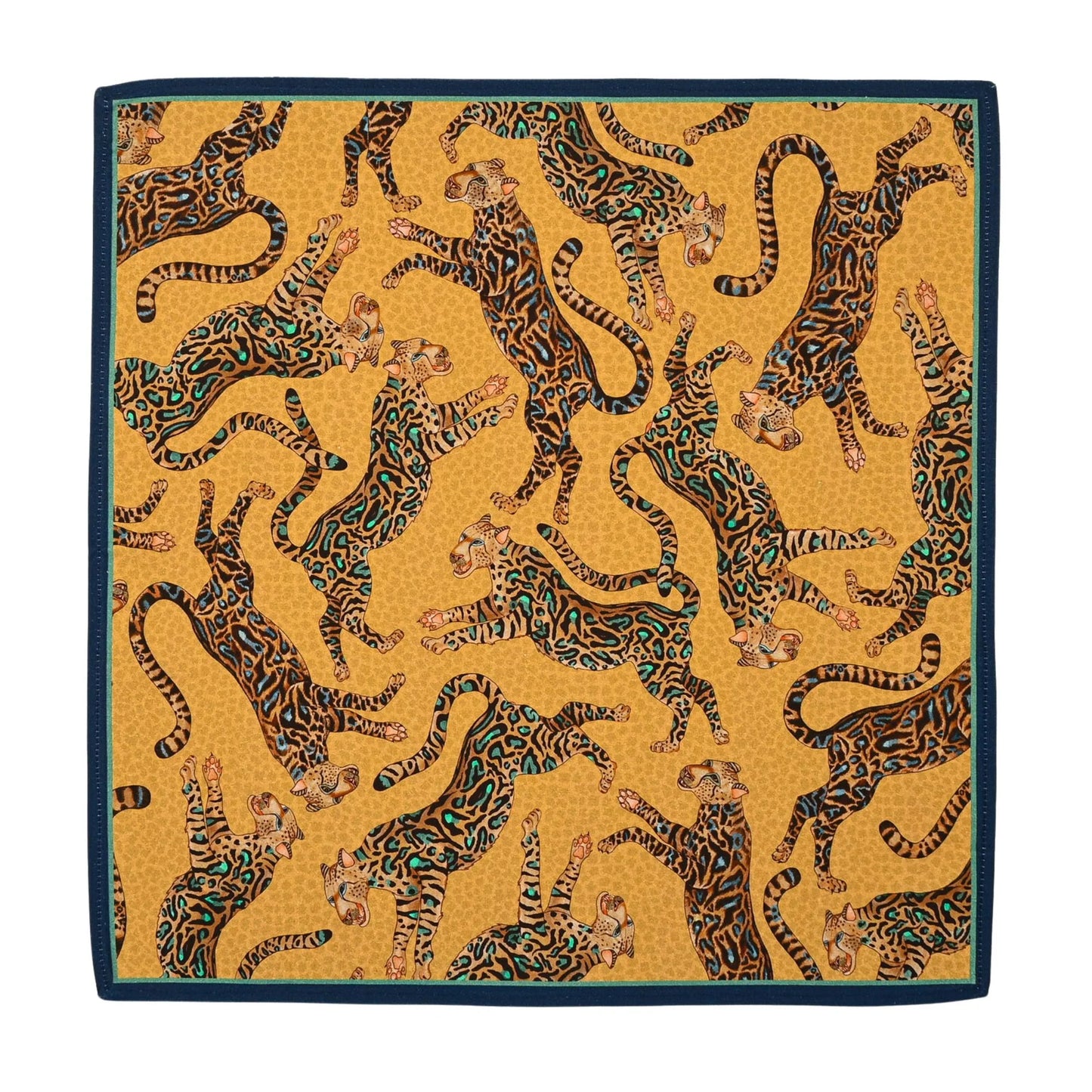 Cheetah Kings Napkins in Gold - Set of 2