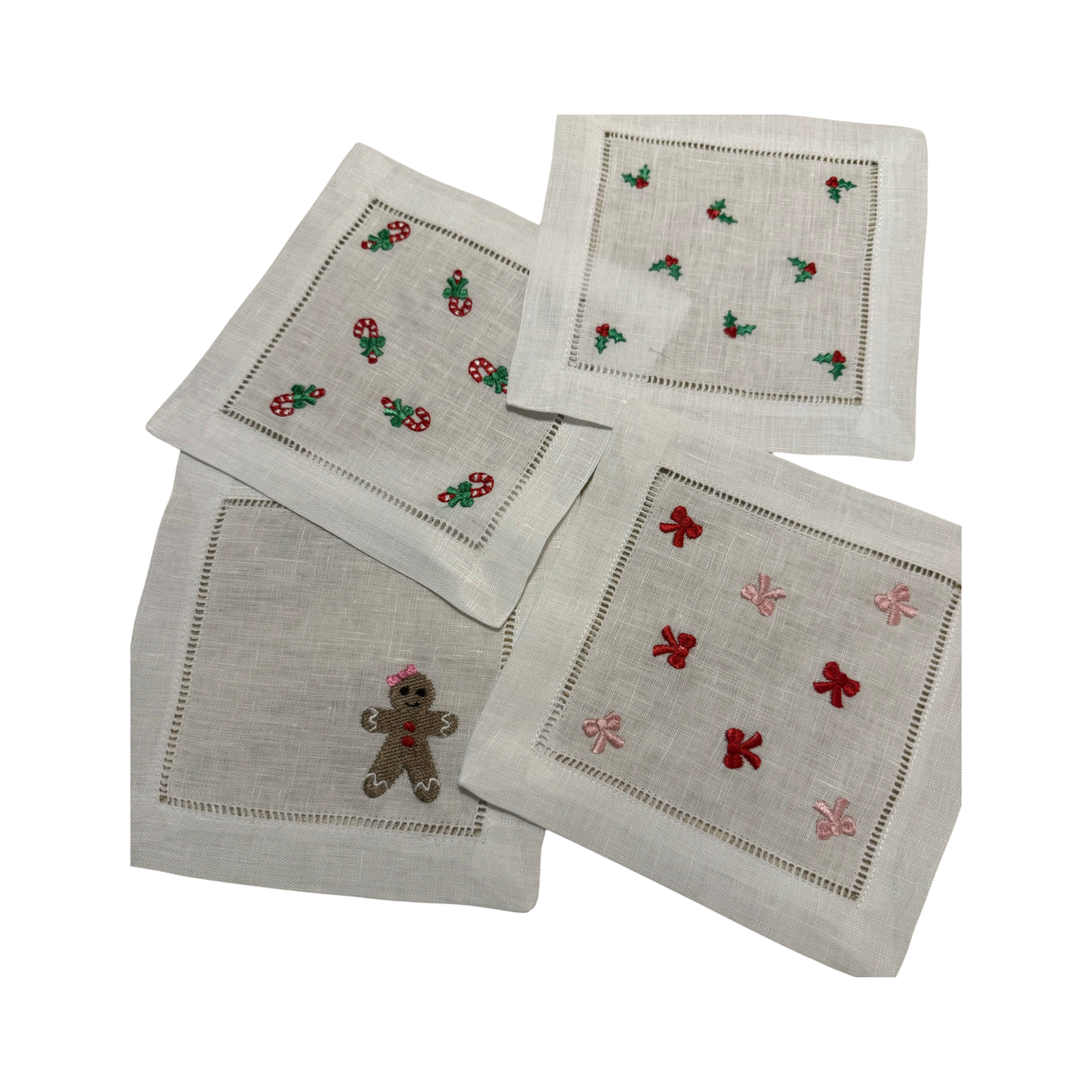 Christmas Cocktail Napkins - Set of 4