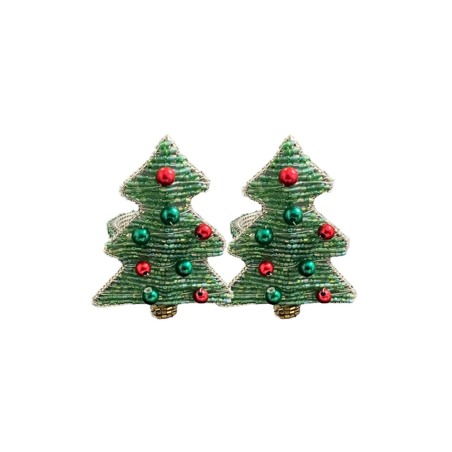 Christmas Tree Napkin Rings - Set of two