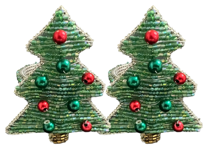 Christmas Tree Napkin Rings - Set of two