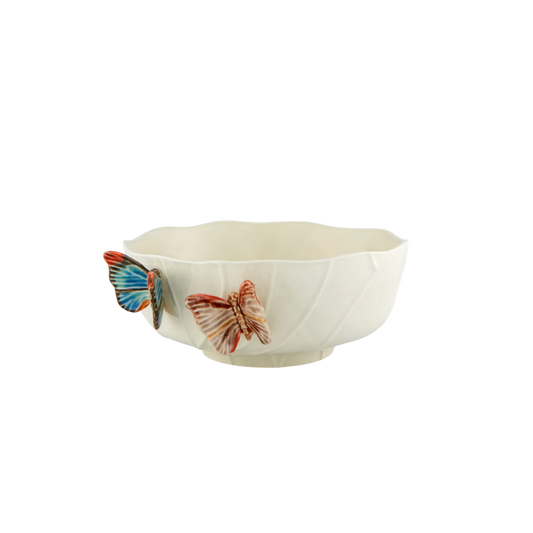 Cloudy Butterflies Salad Bowl Large