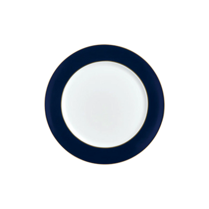 Cobalt Gold Service Plate