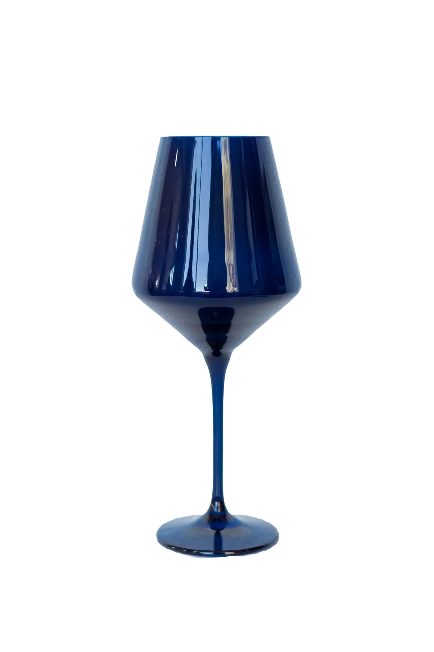 Colored Wine Stemware - Midnight Blue Set of 6