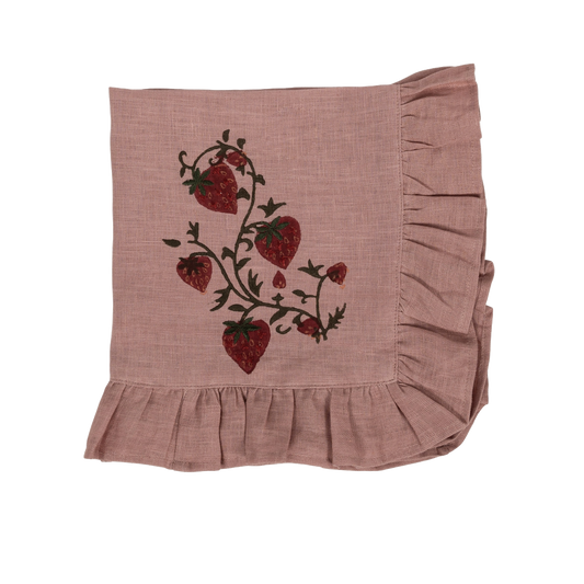 Fraises De Bois Napkins (Pink) (set of 4)