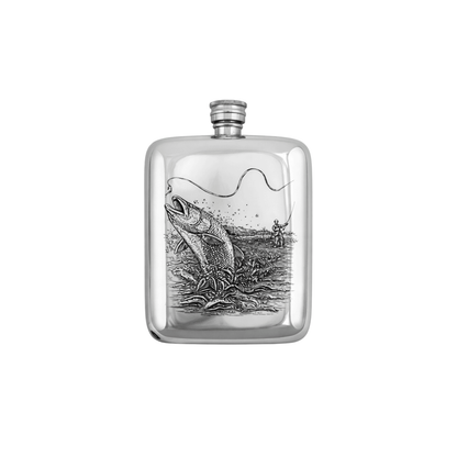 Pewter Fishing Flask