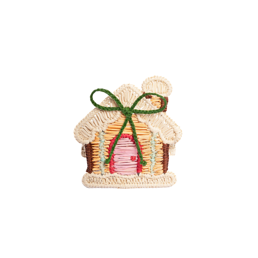 Gingerbread House Christmas Napkin Ring - Set of 4
