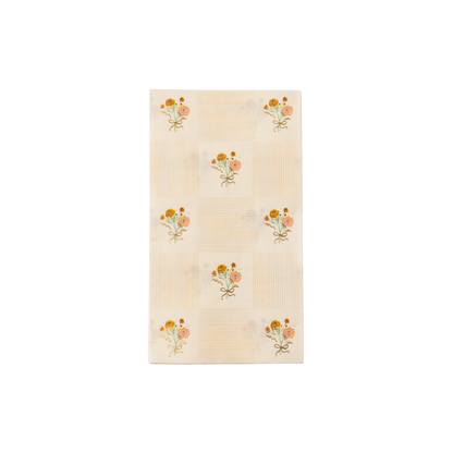 Cozy Fall Floral Guest Towels - Pack of 20