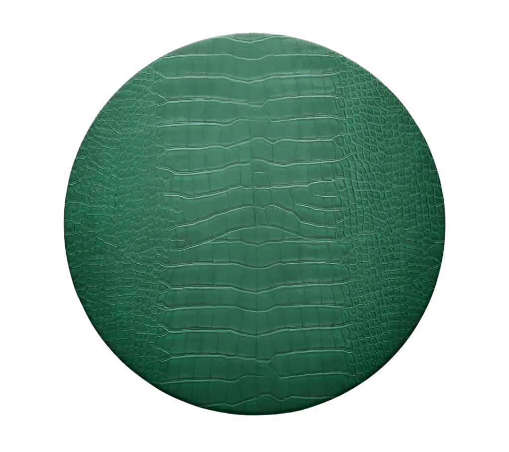 Croco Placemats in Emerald - Set of 4