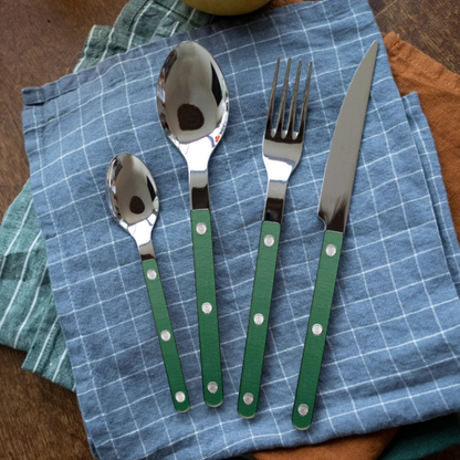 Bistrot Pearly 5-Piece Cutlery Set - Dark Green