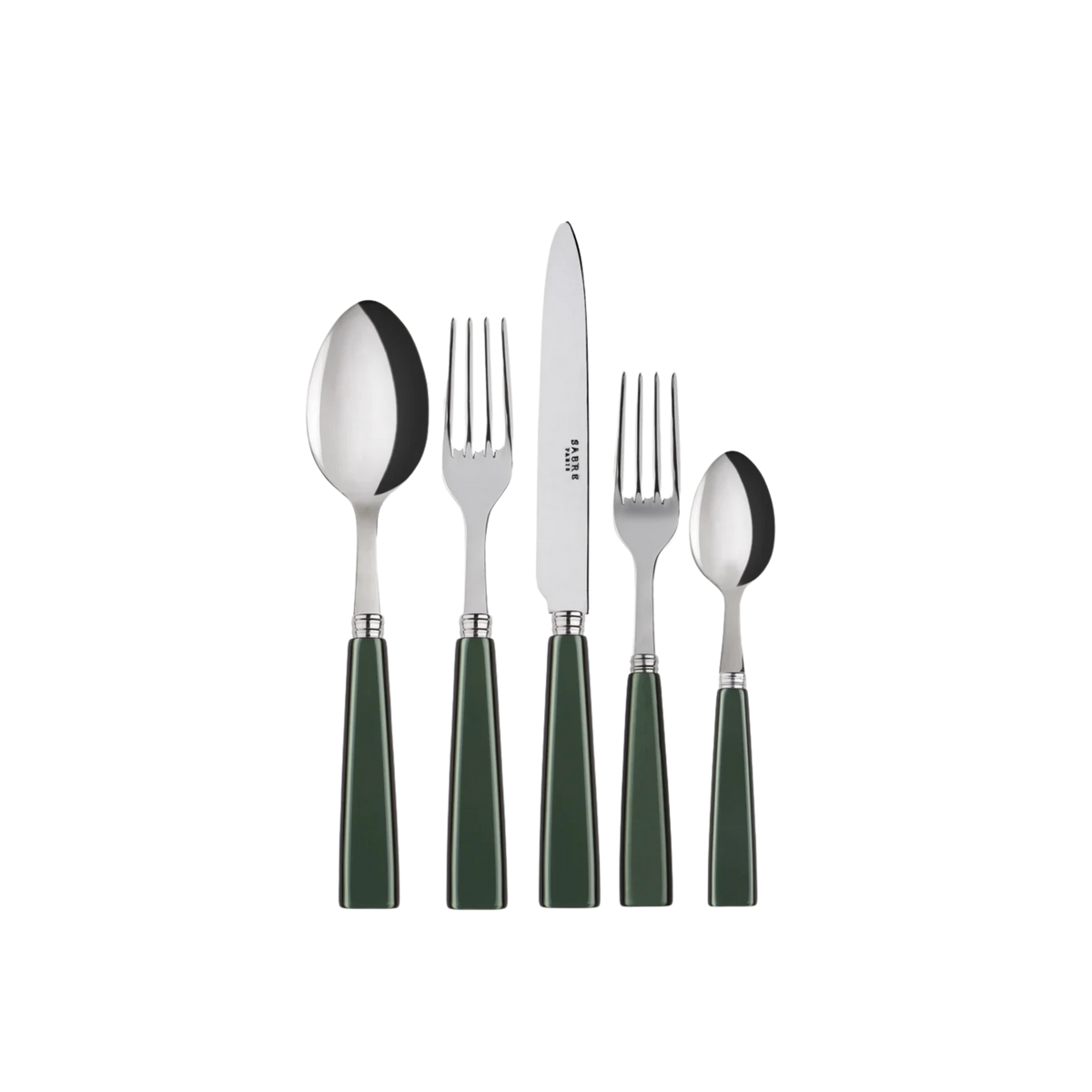 Icône 5-Piece Cutlery Set - Dark Green