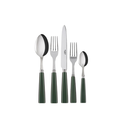 Icône 5-Piece Cutlery Set - Dark Green