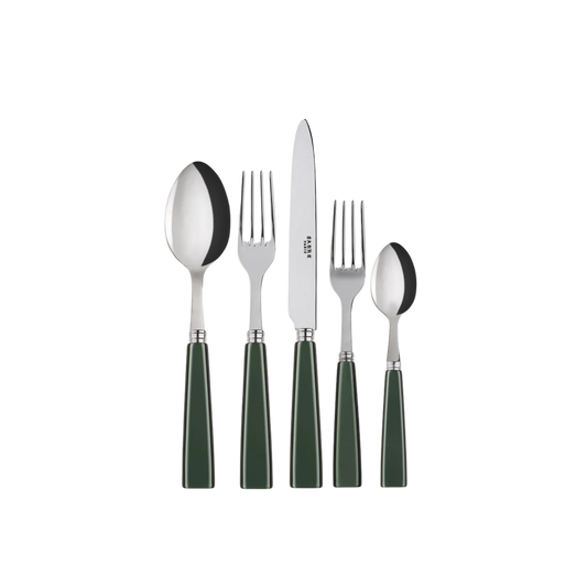 Icône 5-Piece Cutlery Set - Dark Green