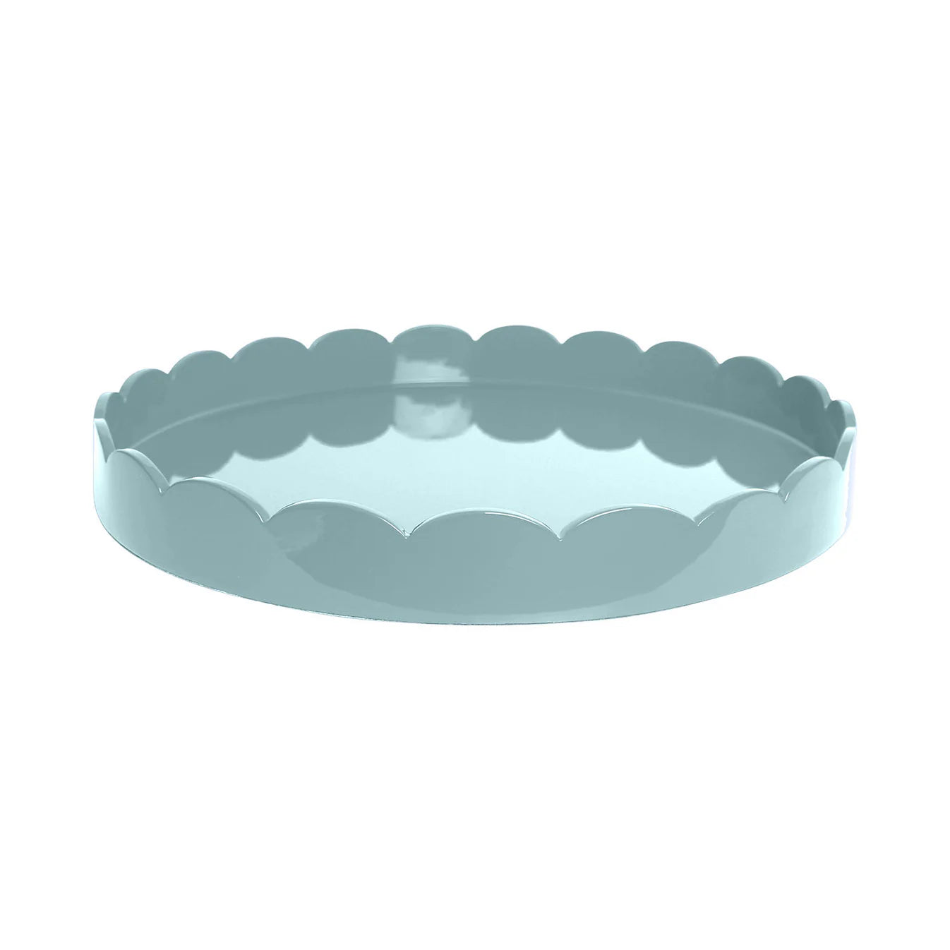 Round Medium Lacquered Scallop Tray