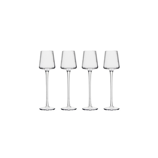 Empire Clear Cordial Glasses - Set of 4