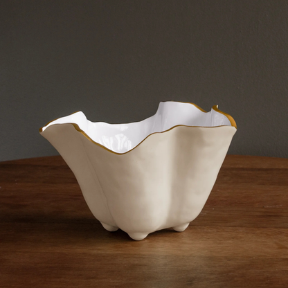 Encanto Onyx Ice Bucket - Cream and White