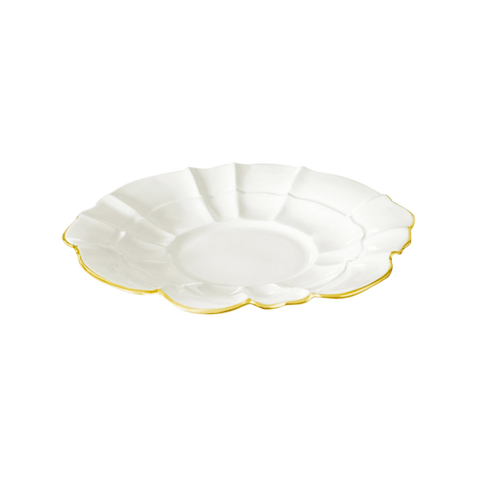 Encanto Tuscany Large Round Platter - Cream