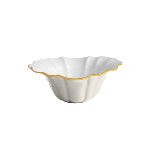 Encanto Tuscany Medium Bowl - Cream and White