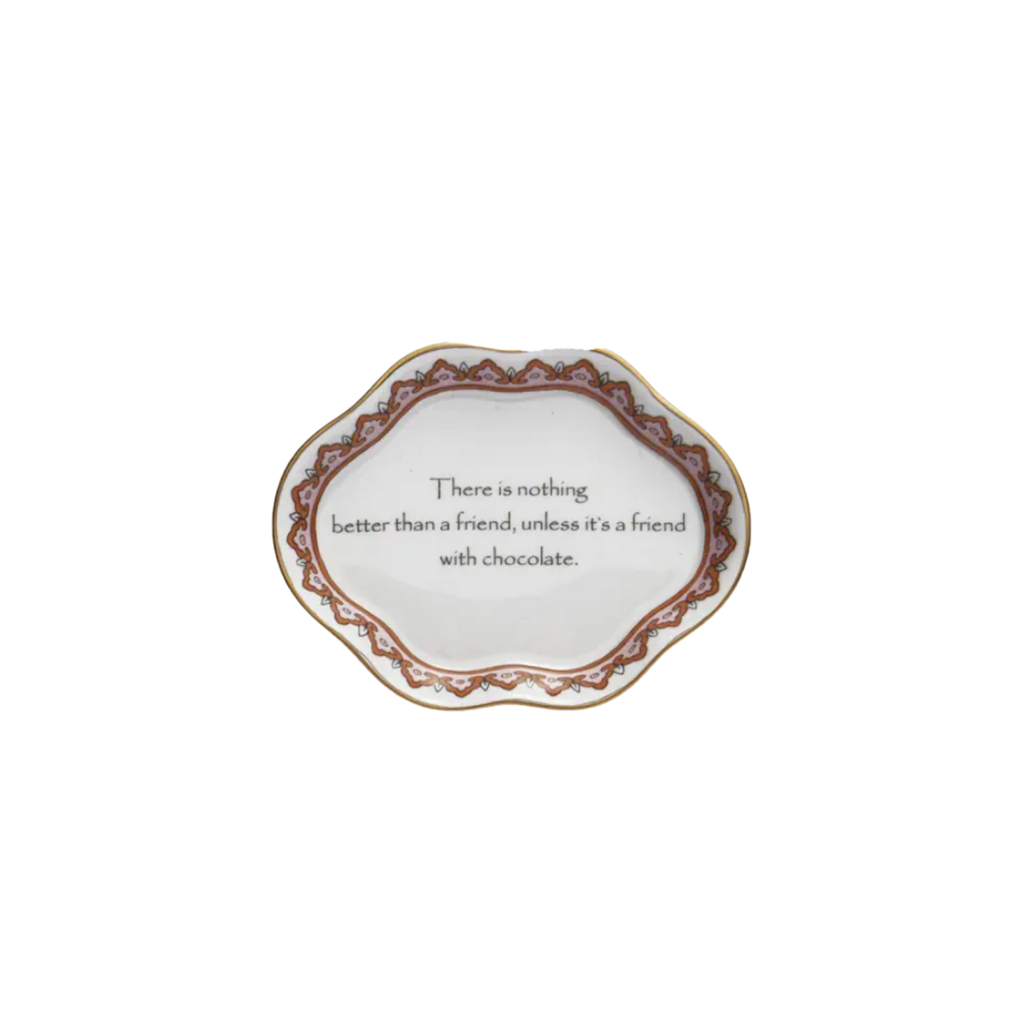 Friend with Chocolate Ring Tray