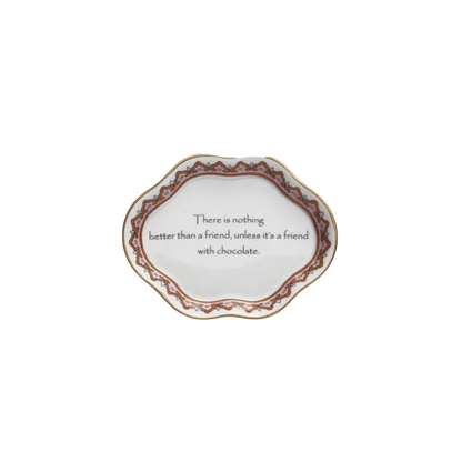 Friend with Chocolate Ring Tray