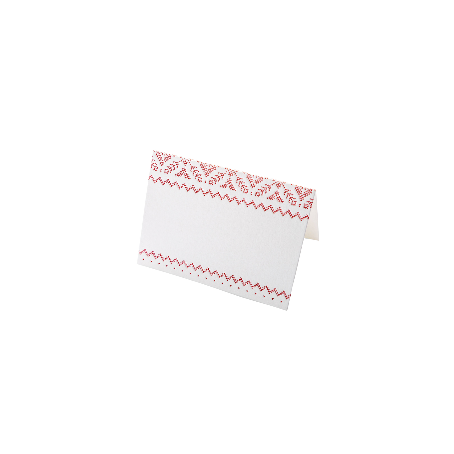 Fair Isle Folded Place Cards