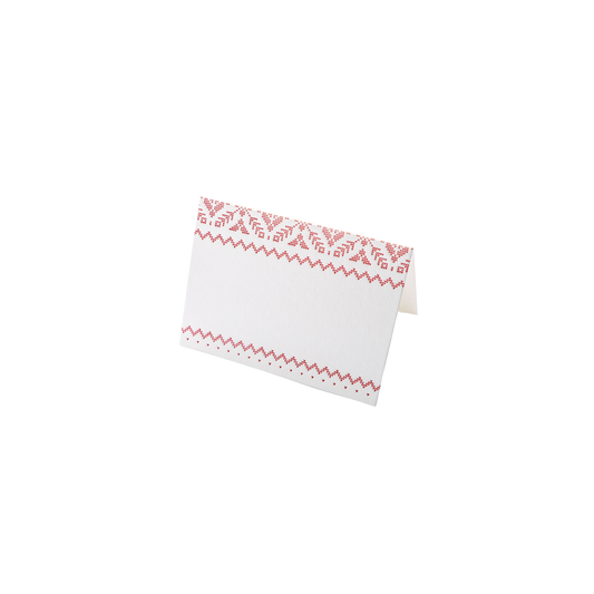 Fair Isle Folded Place Cards