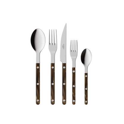 Bistrot 5-Piece Cutlery Set - Faux Buffalo