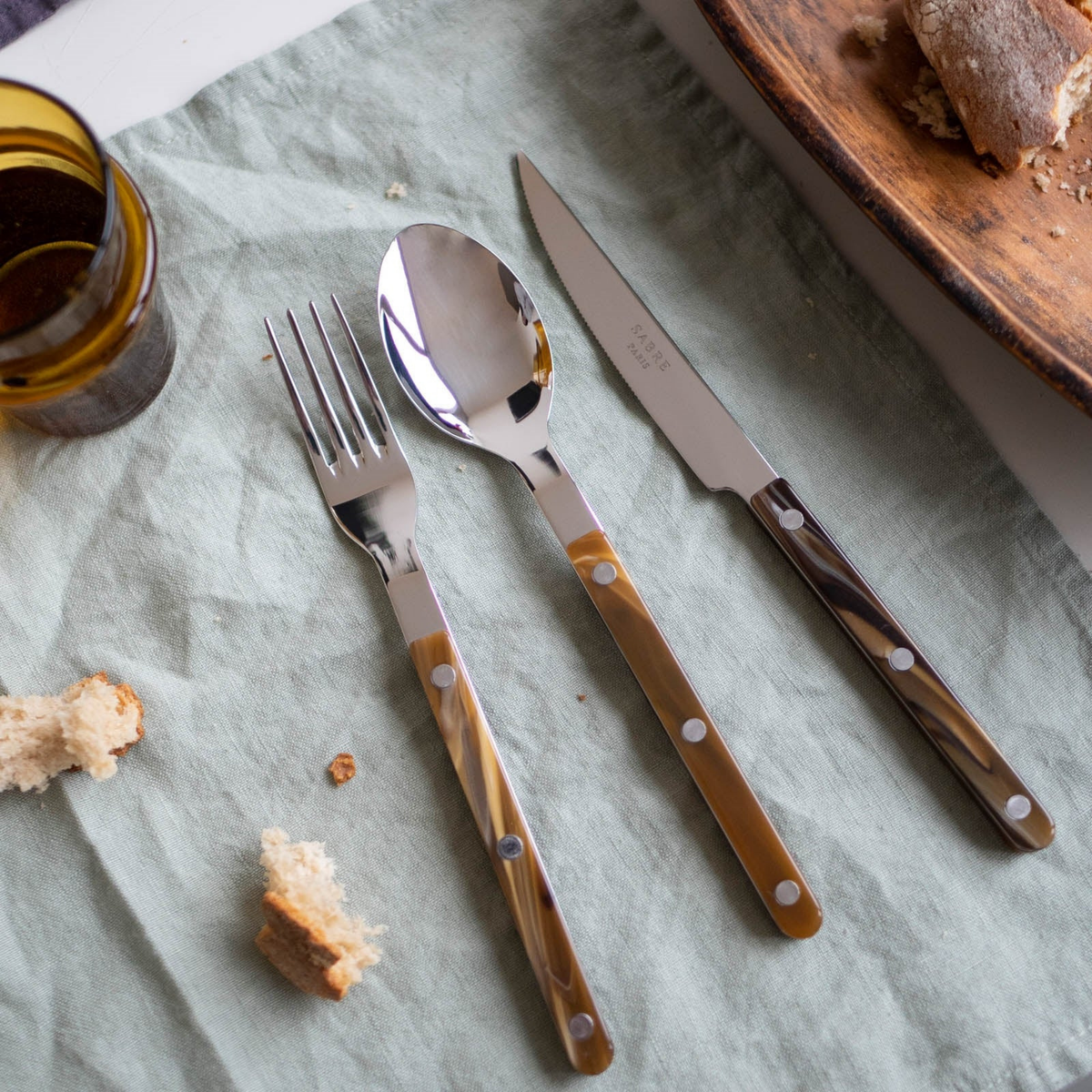 Bistrot 5-Piece Cutlery Set - Faux Buffalo