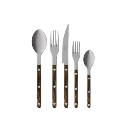 Bistrot Vintage 5-Piece Cutlery Set - Faux Buffalo