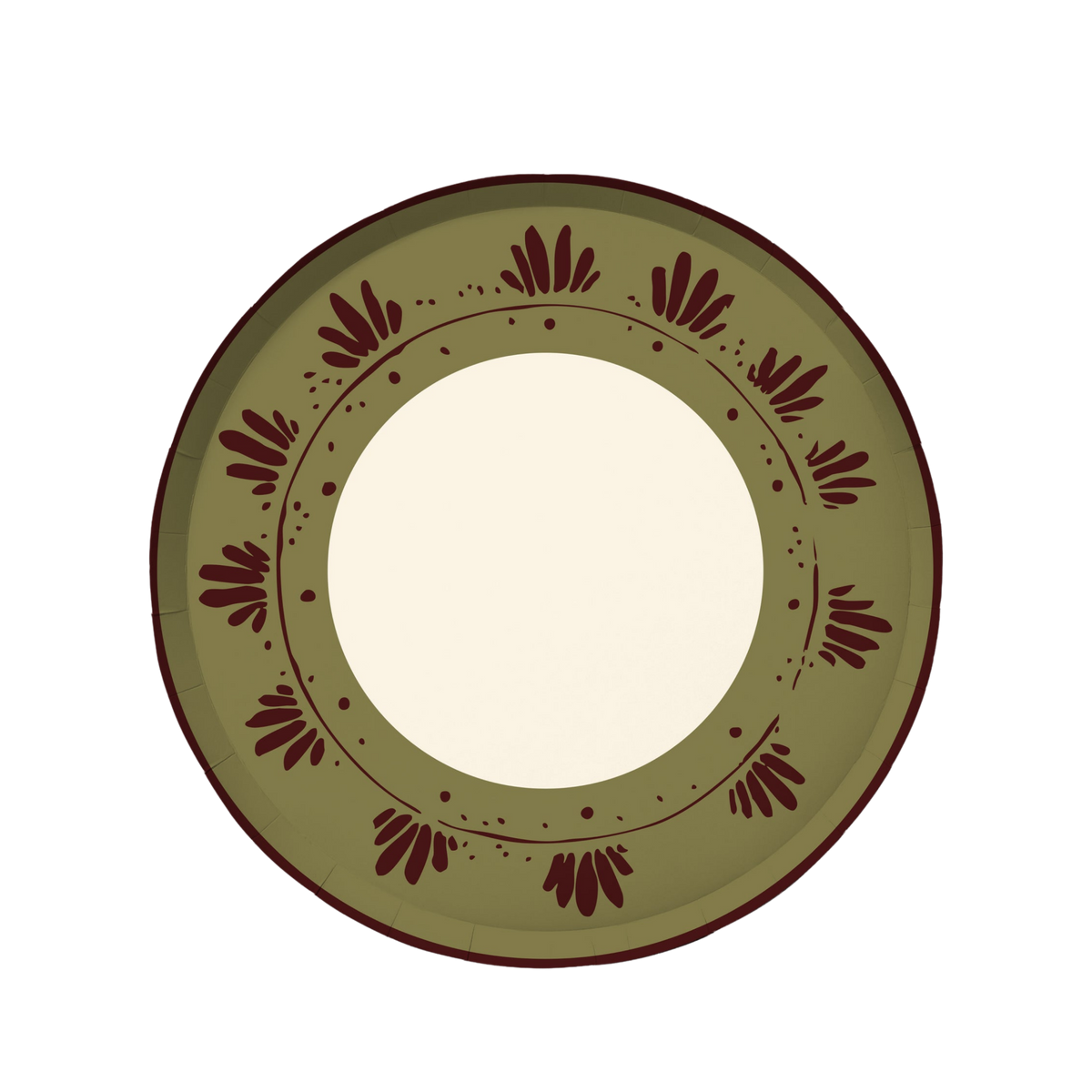 Fleur Dinner Plate Set - Dirty Martini