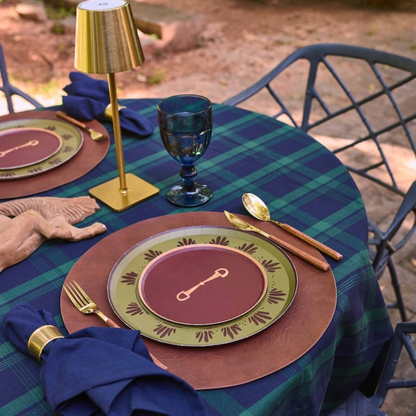 Fleur Dinner Plate Set - Dirty Martini