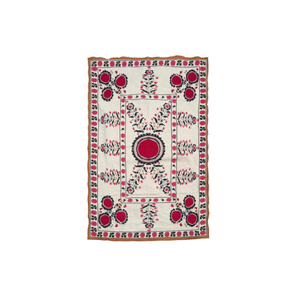 Floral, Black/Red/Multi Tablecloth