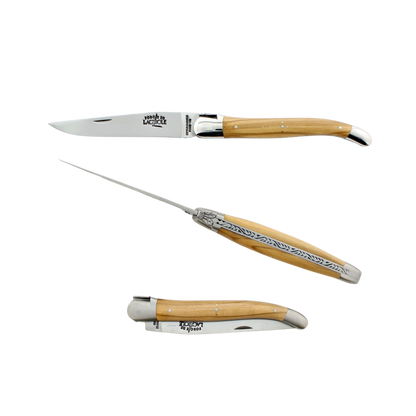 Forge de Laguiole Olive Wood Pocket Knife