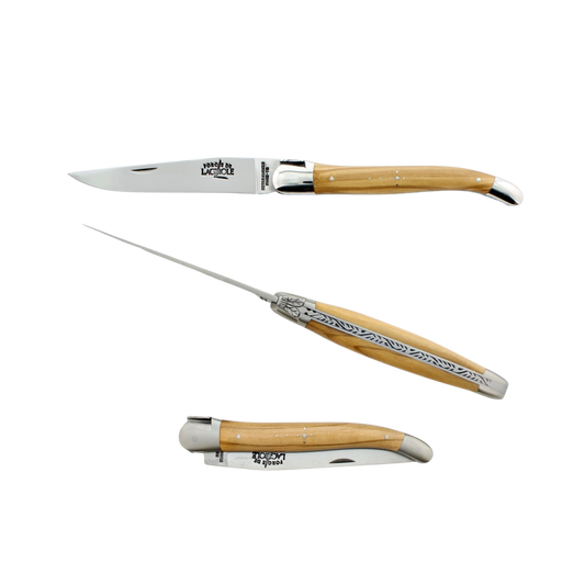 Forge de Laguiole Olive Wood Pocket Knife