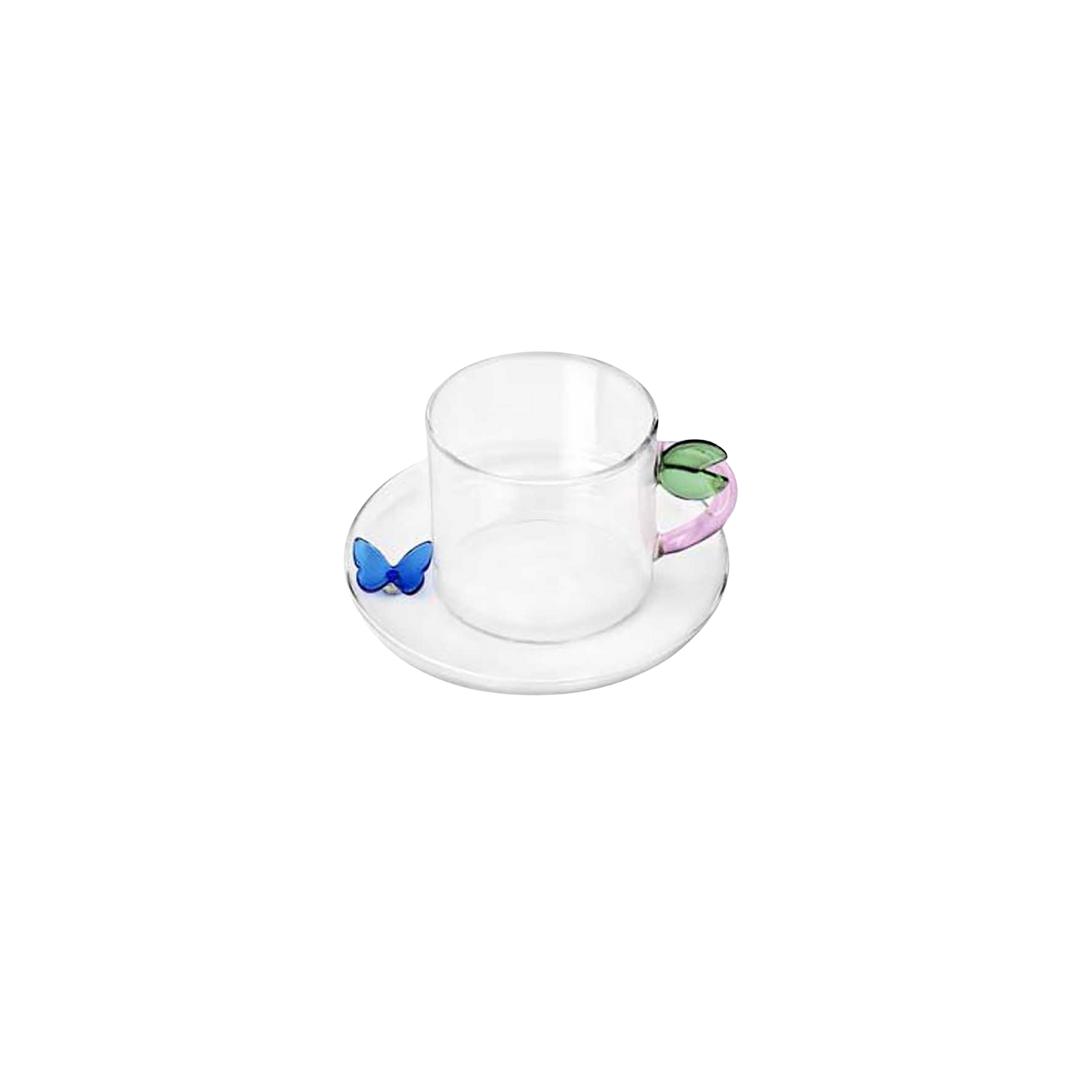 Fruits & Flowers  - Teacup with Saucer Leaf