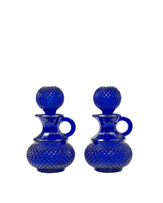 Galeano Oil and Vinegar Set in Blue