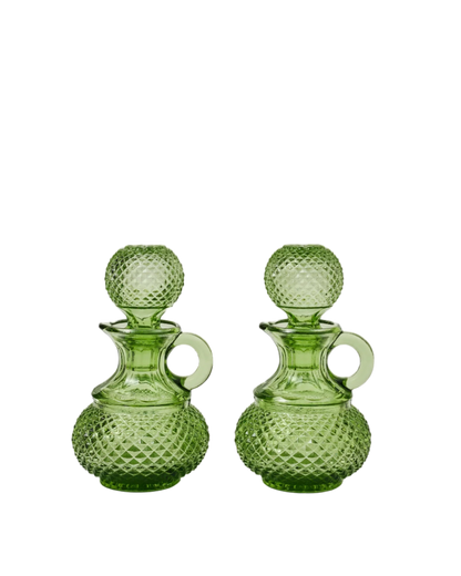 Galeano Oil and Vinegar Set in Olive