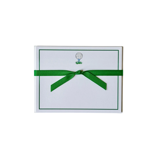 Golf Tee Note Cards - Set of 10
