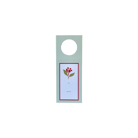 Winterberries Wine Tags - Set of 8