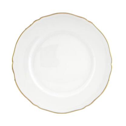 Corona Charger Plate - White/Gold