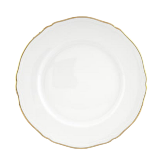 Corona Charger Plate - White/Gold