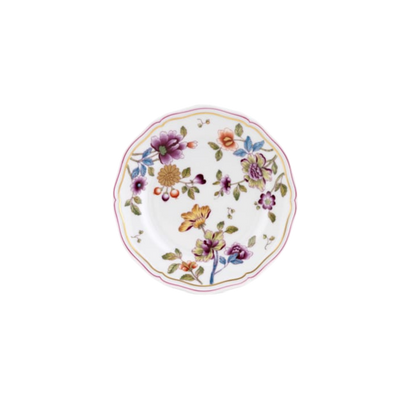 Granduca Coreana Flowers Flat Bread Plate