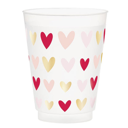 Heart Frost Cups - Set of 6