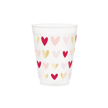 Heart Frost Cups - Set of 6