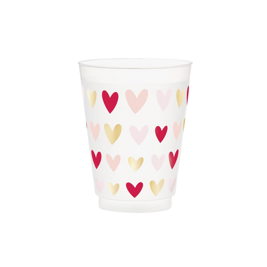 Heart Frost Cups - Set of 6