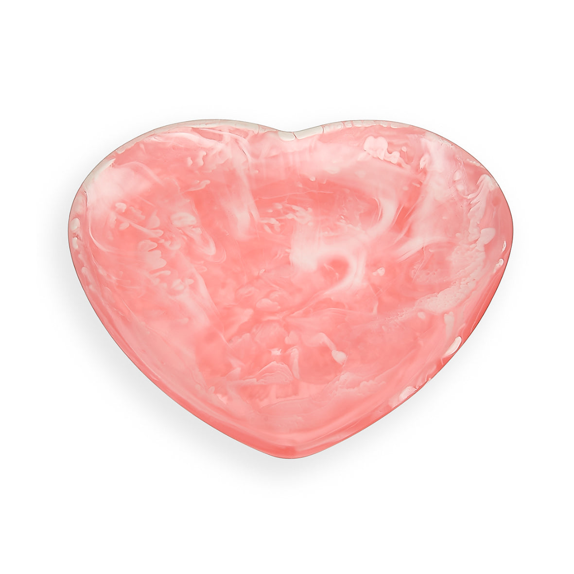 Heart Tray Medium Pink Swirl