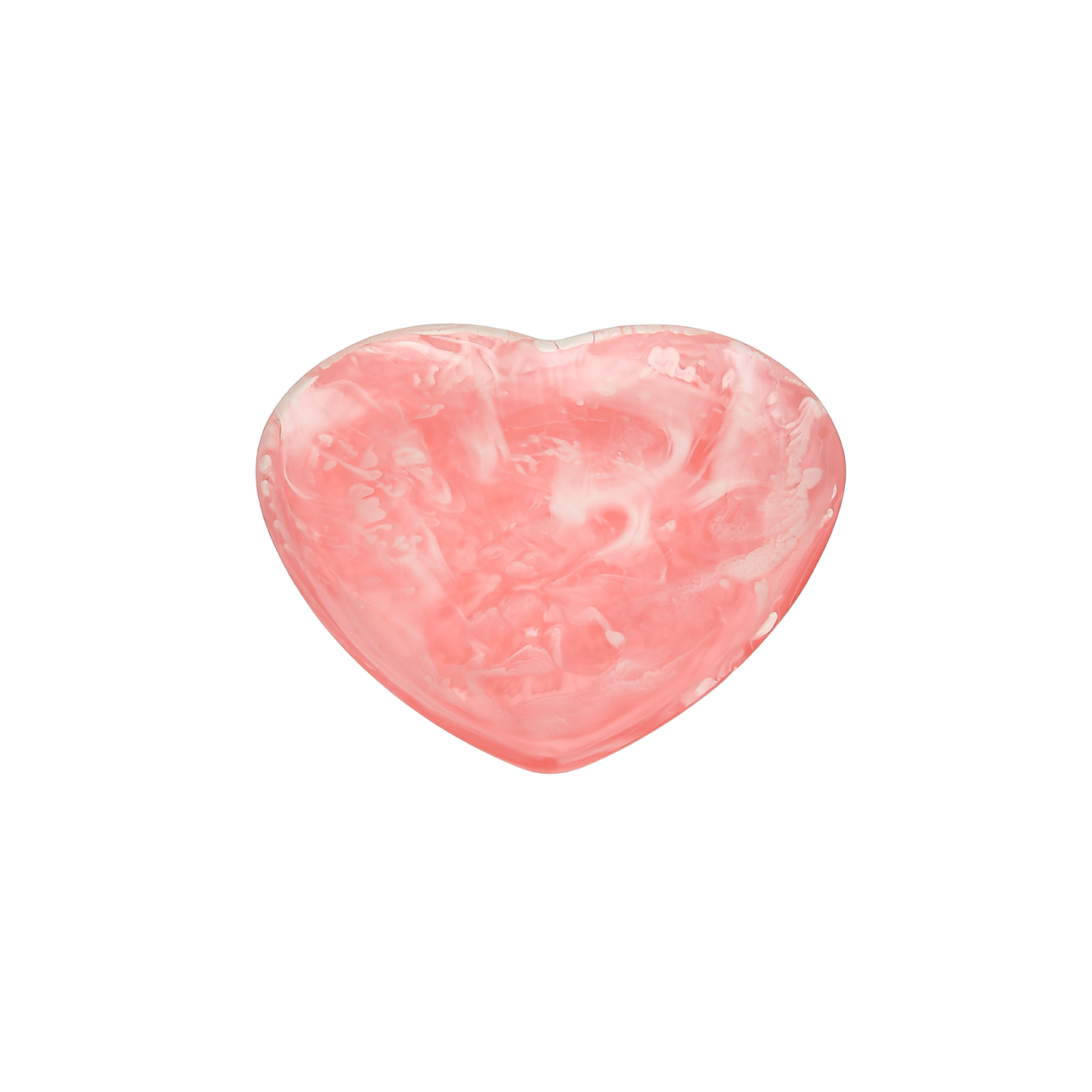 Heart Tray Medium Pink Swirl