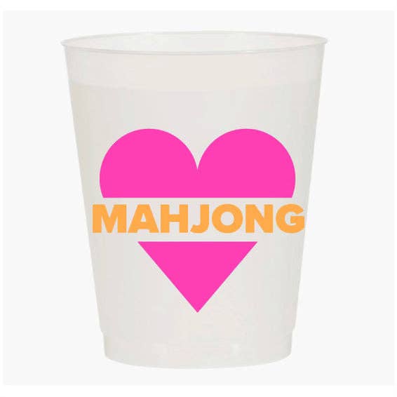 “Heart Mahjong" Frost Flex Cups