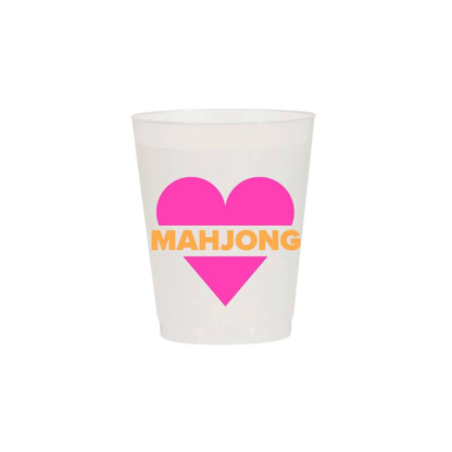 “Heart Mahjong" Frost Flex Cups